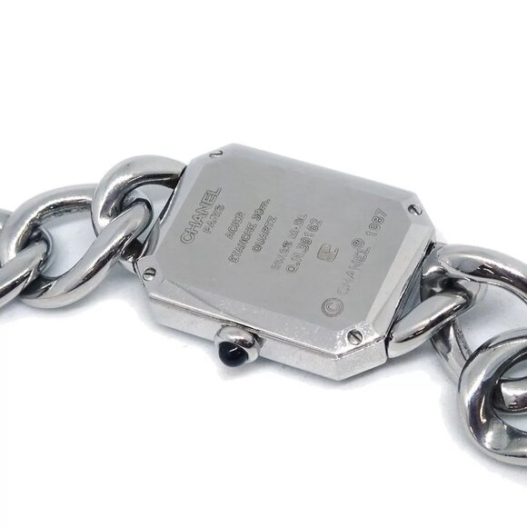 Chanel Premiere Ladies Quartz Watch #XL Q.N.39162 Silver Stainless Steel